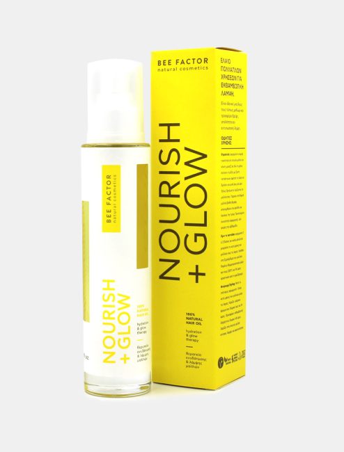 NOURISH + GLOW / Λάδι Θρέψης & Λάμψης 100ml - Bee Factor Natural Cosmetics
